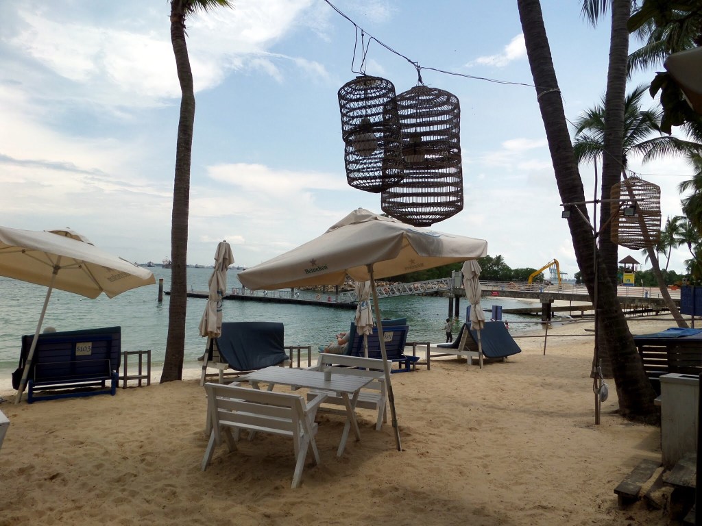 Beach bar, Siloso Beach, Sentosa Island 