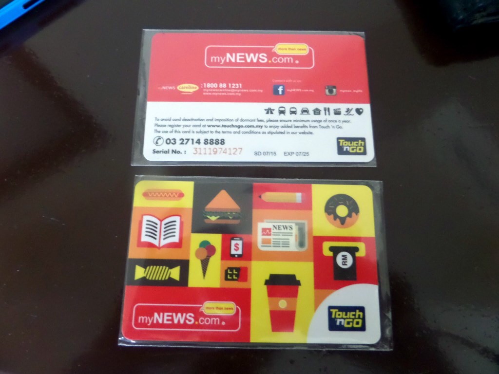 Touch n' Go Travel Card Kuala Lumpur