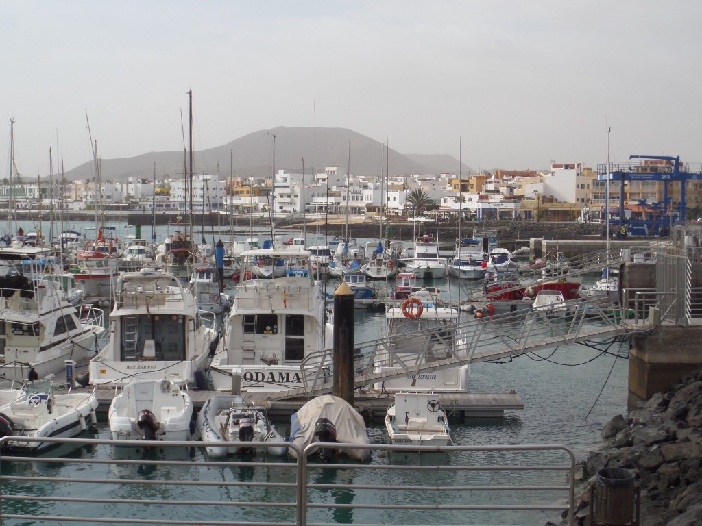 Corralejo harbour
