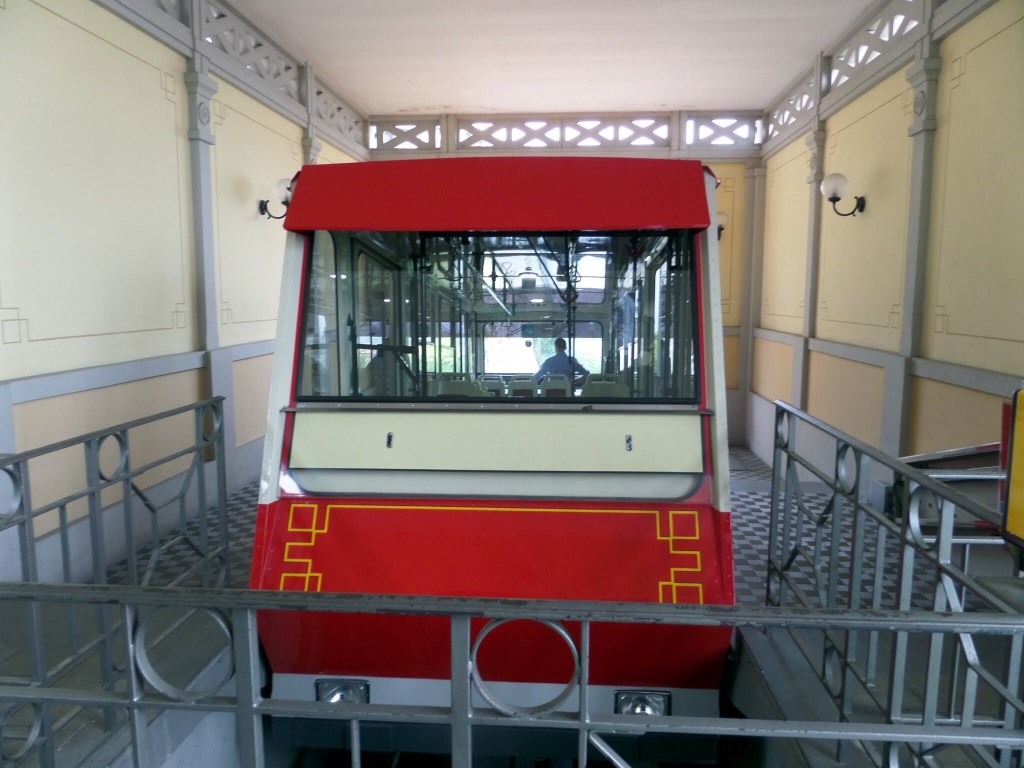 Funicular to Old Town Bergamo