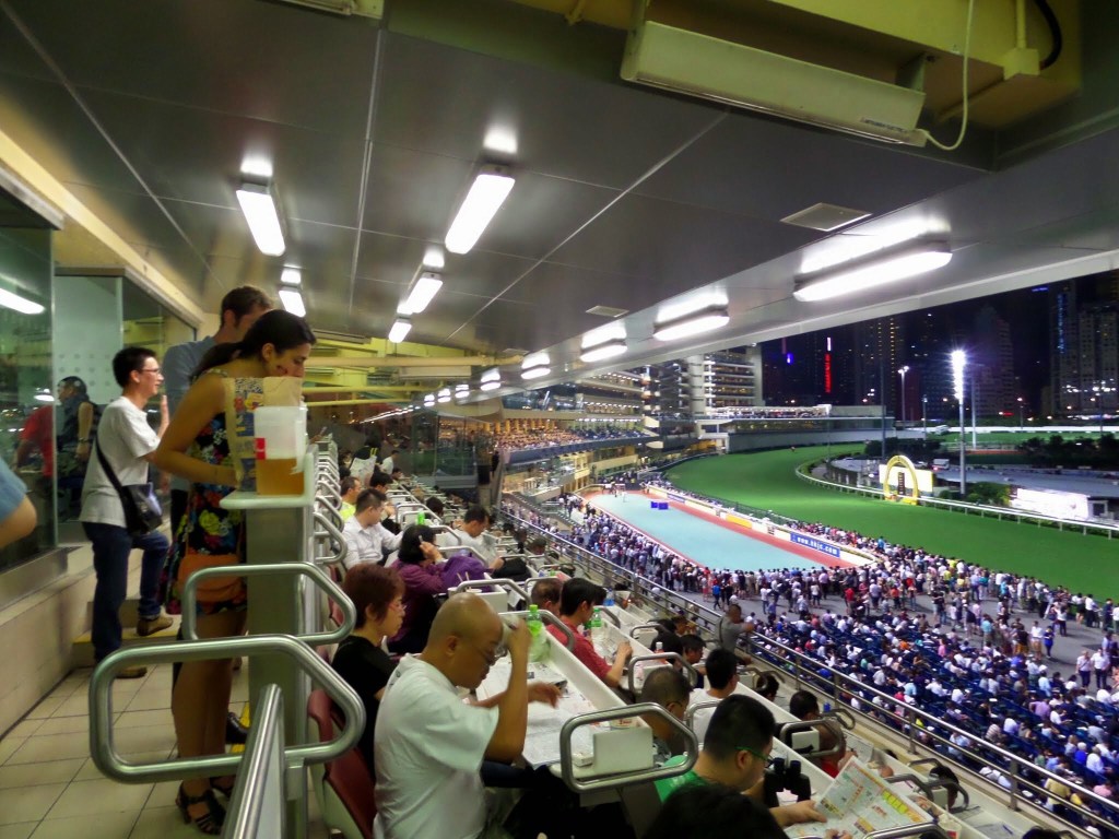 Grandstand seats, Hong Kong Race Course 