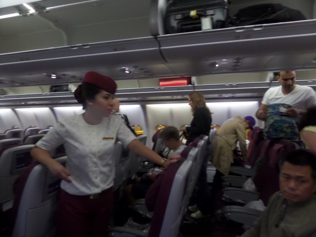 Qatar Airways flight