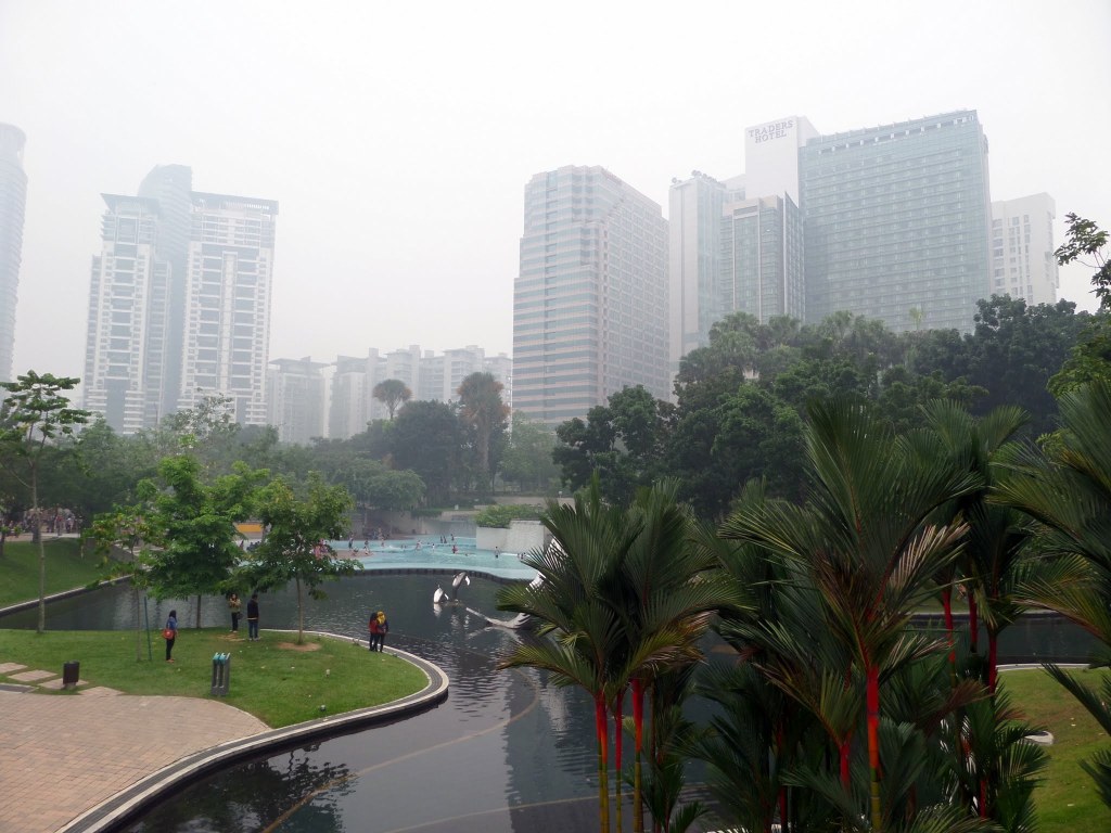 Park surrounding Petronas Towers