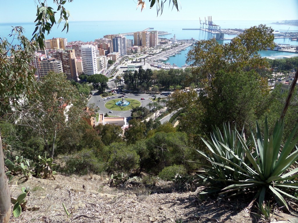 View of Malaga from the Alcazar