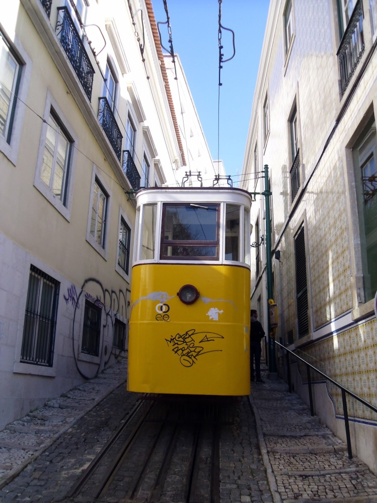 Funicular tram, Lisbon