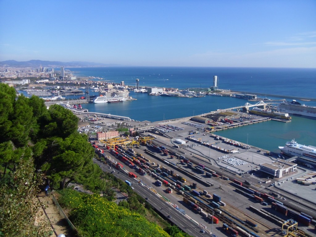 View from Castell de Montjuic, Barcelona 