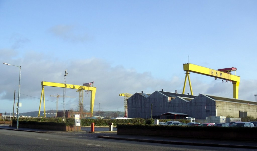 Harland and Woolf Cranes, Titanic Quarter, Belfast