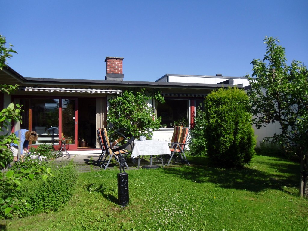 Typical house in Ski, Norway 
