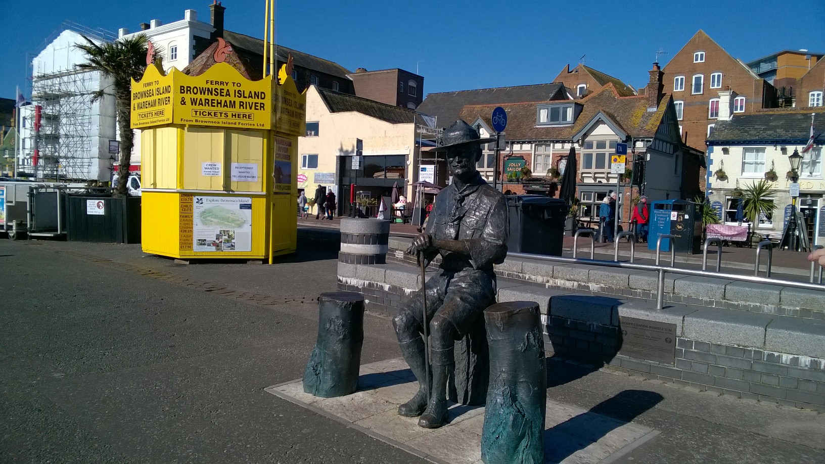 Lord Baden Powell Statue, Poole Quay