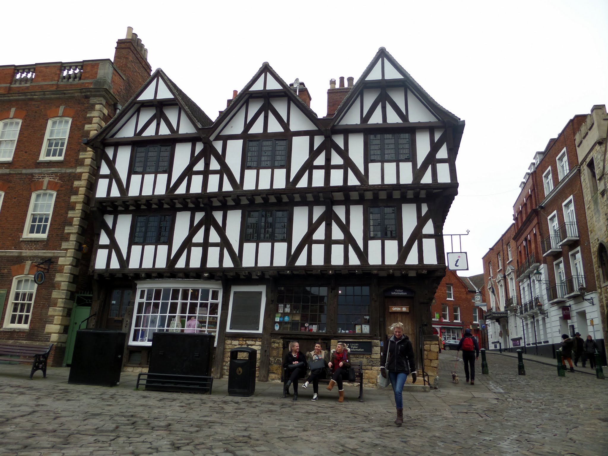 Tudor buildings on Steep Hill, Lincoln