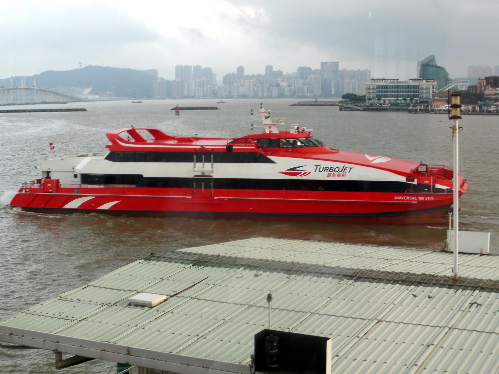 Turbojet ferry between Hong Kong and Macau