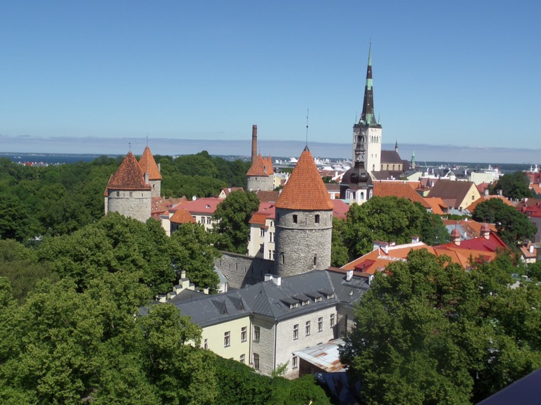 Tallinn roof tops