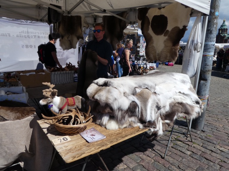 Helsinki Market stalls
