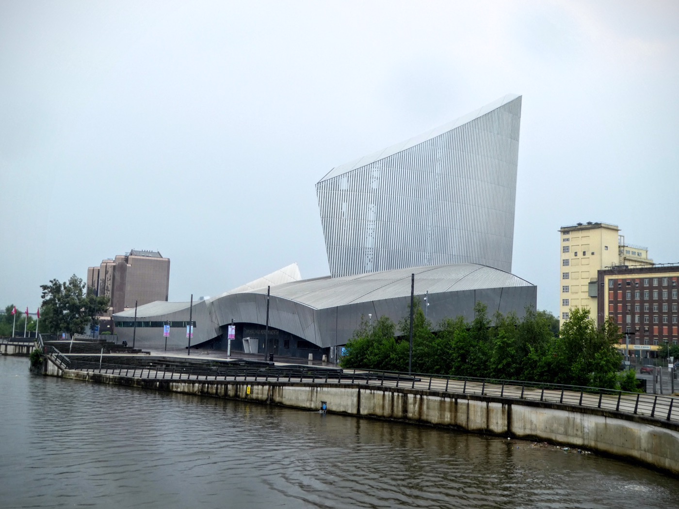 Exterior of the Imperial War Museum North, Salford Quays
