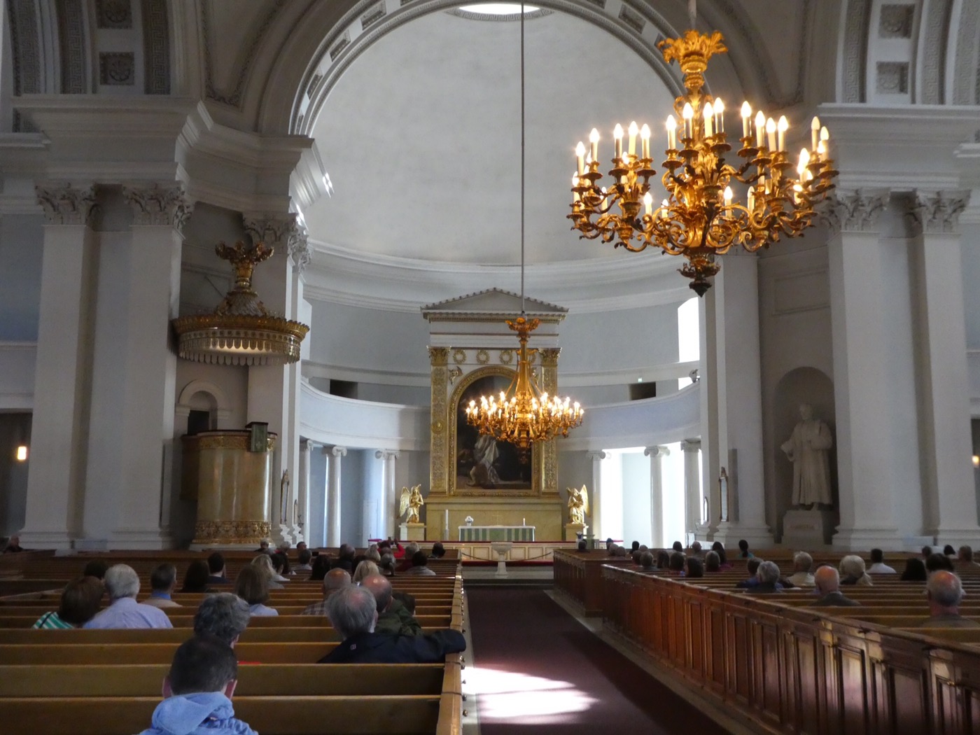 Inside Helsinki Cathedral 