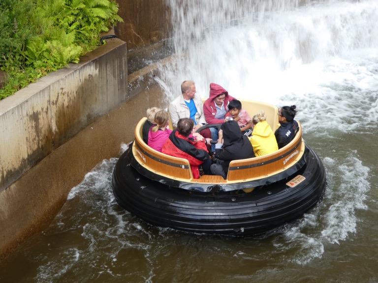 Raft ride at Linnanmäki Theme Park, Helsinki