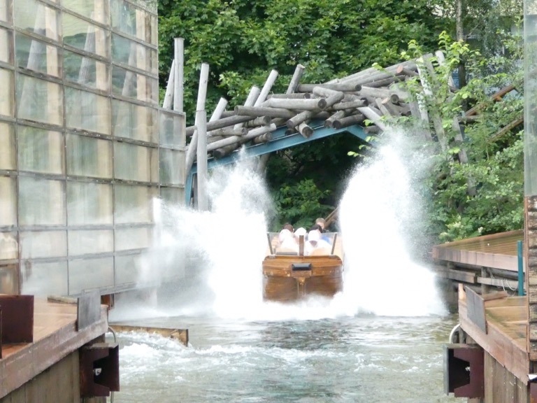 Vonkaputous roller coaster at Linnanmäki Theme Park, Helsinki 
