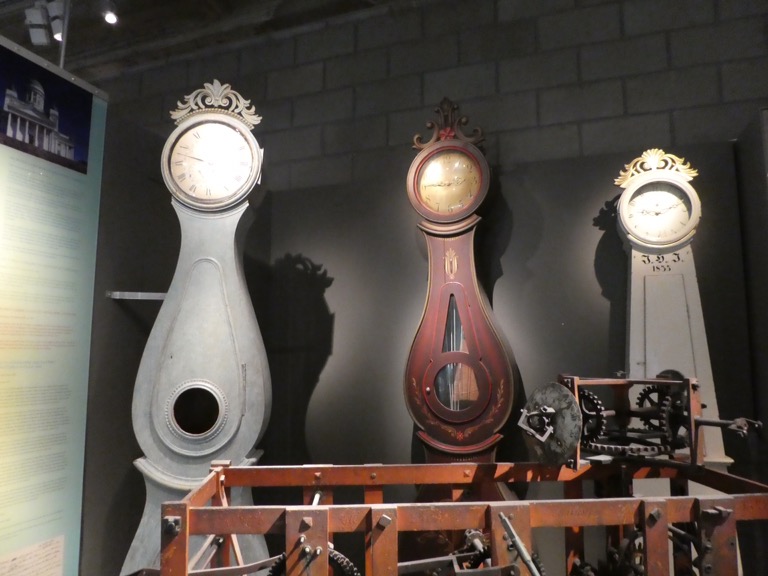 Clocks in the Finnish Museum of Horology, Espoo 