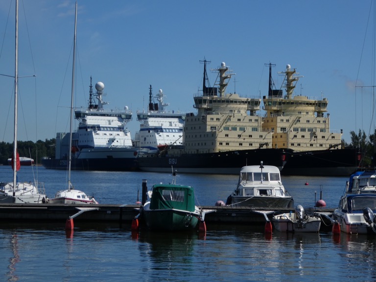 Icebreakers at Katajanokka, Helsinki