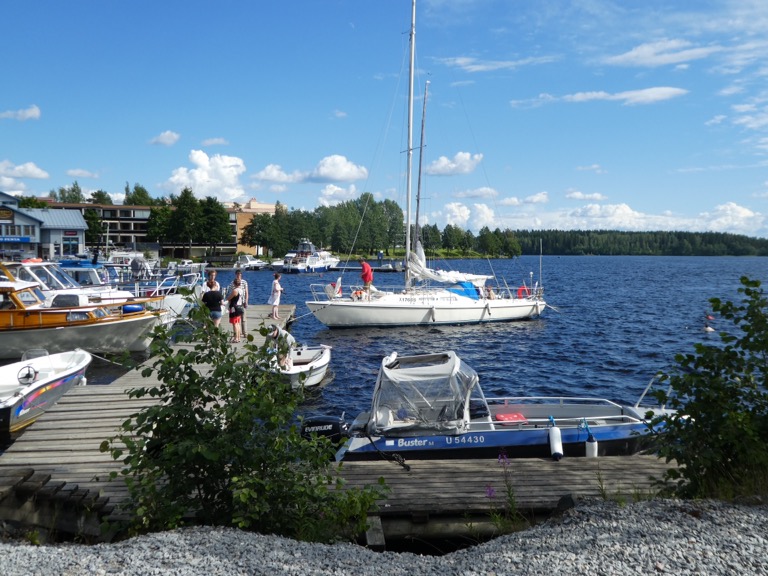 Yachts in Savonlinna, Finland