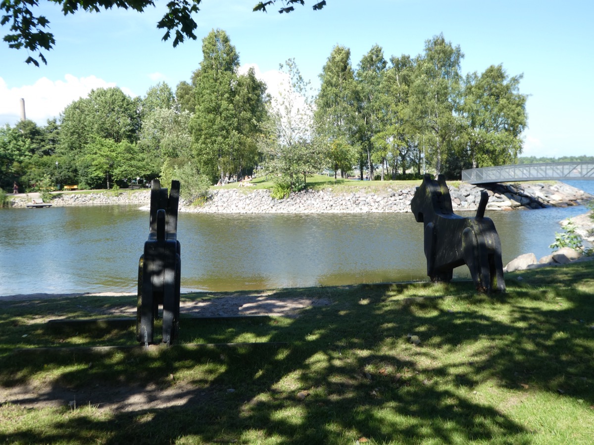 Designated dog park and beach, Helsinki