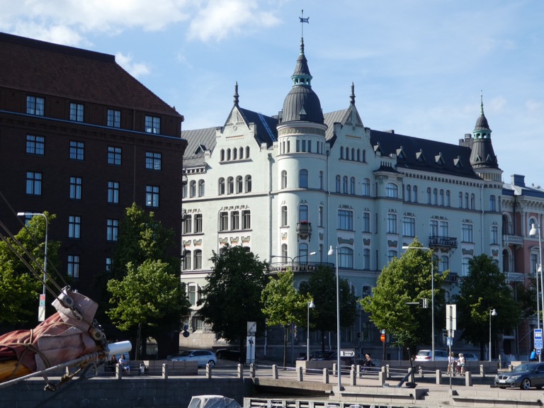 Jugend architecture on Helsinki's waterfront