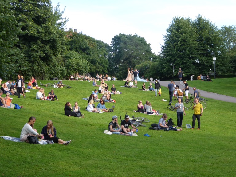 Rear garden at the Sinebrychoff Art Museum, Helsinki 
