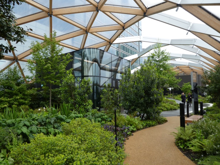 Roof Garden, Crossrail Place