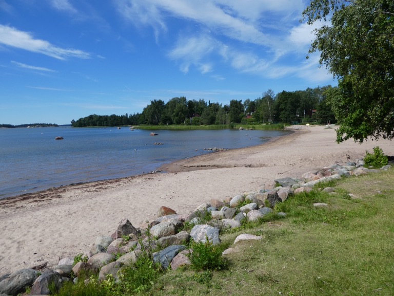 Beach on Lauttasaari, Helsinki 