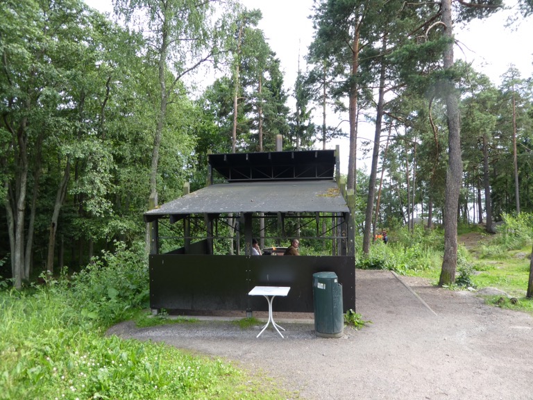 Barbecue area at Vuosaari, Helsinki 