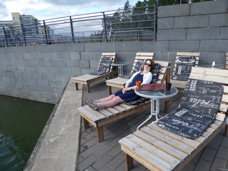 Terrace at Kahvila Kampela Vuosaari, Helsinki 