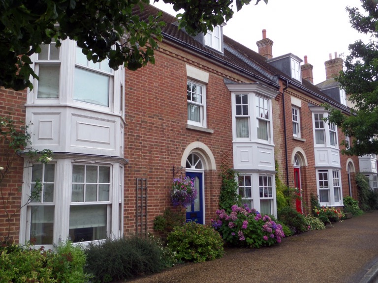 Town houses in Poundbury