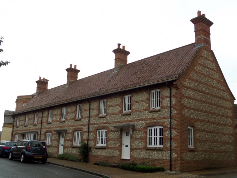 Cottages in Poundbury, Dorset
