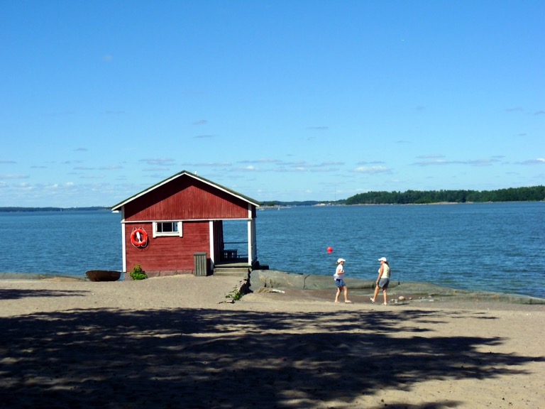 Red hut, Pihlajasaari Island, Helsinki