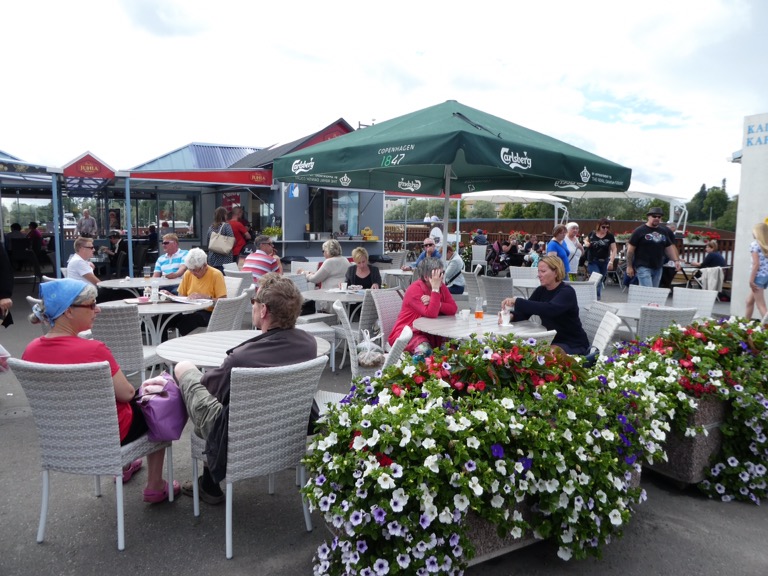 A market cafe in Savonlinna