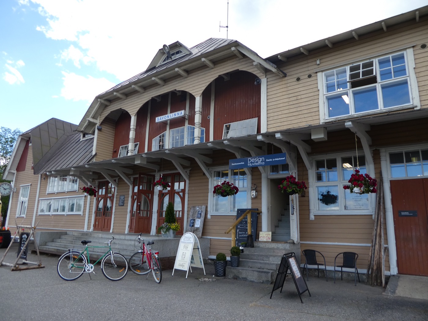 Old station cafe, Savonlinna, Finland 