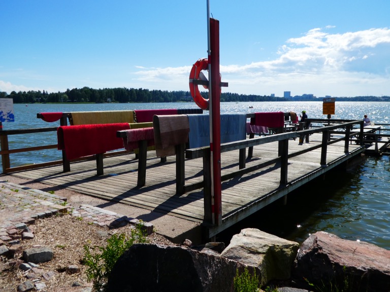 Traditional Carpet Washing Pier, Helsinki 