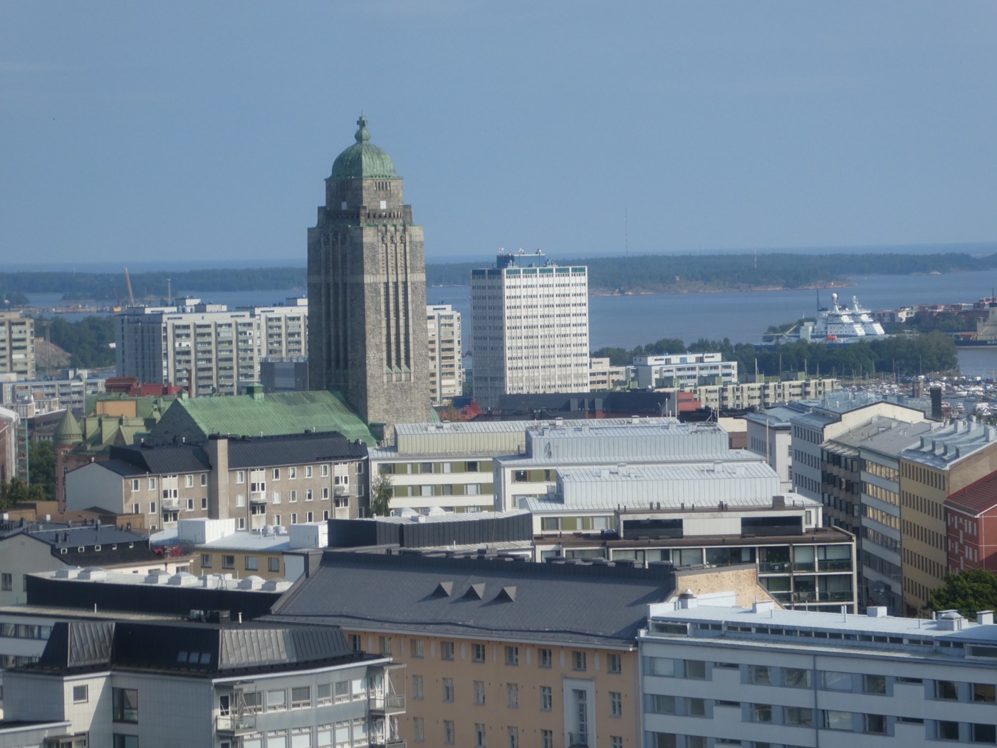 Views from the panorama ride, Linnanmäki Theme Park, Helsinki