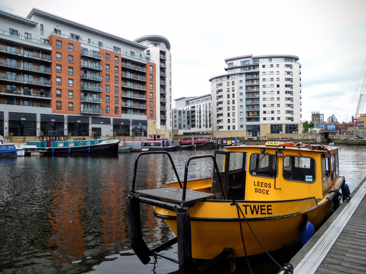 Water Taxi at Granary Wharf, Leeds