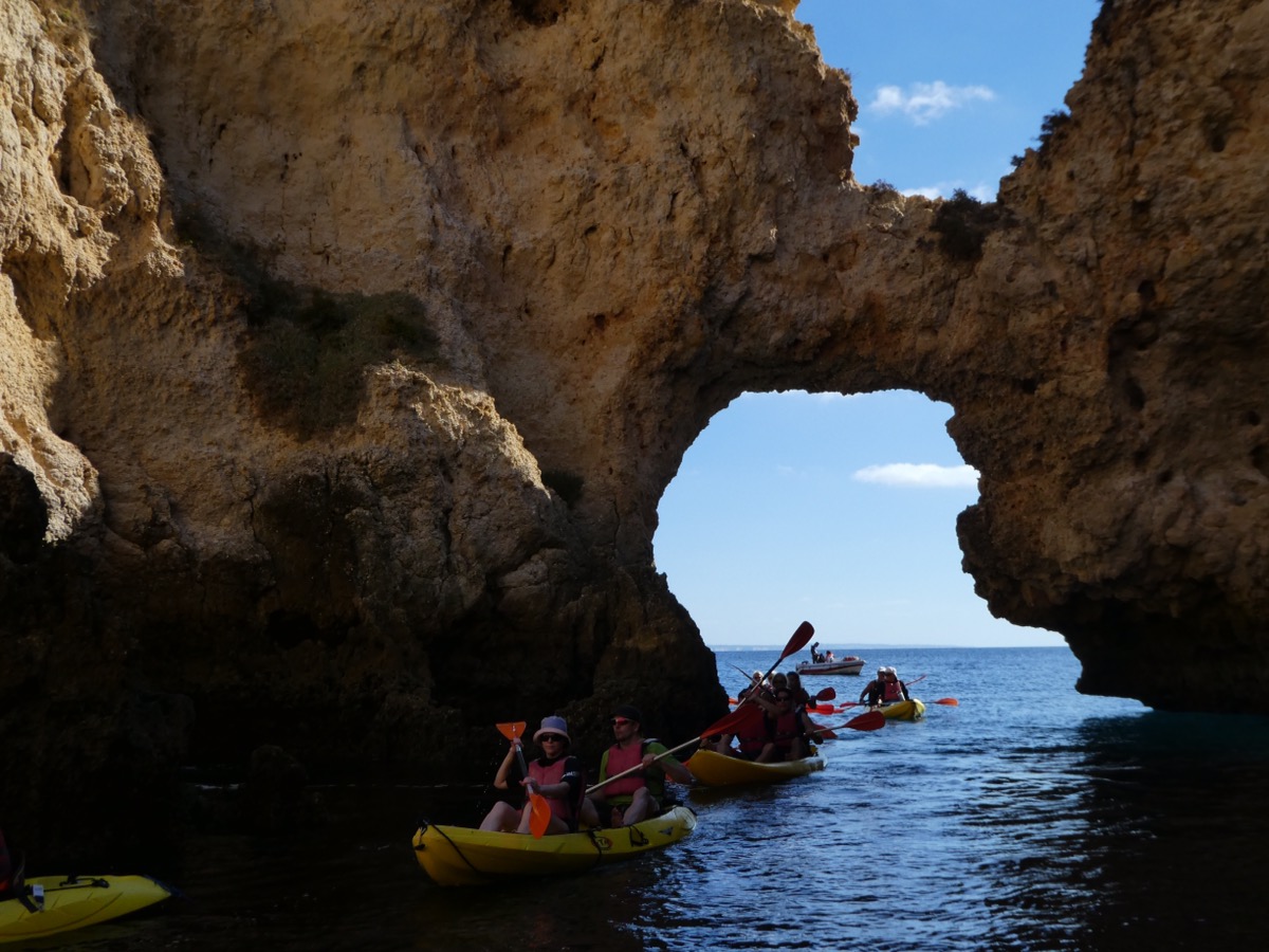 Kayaking Lagos, Algarve