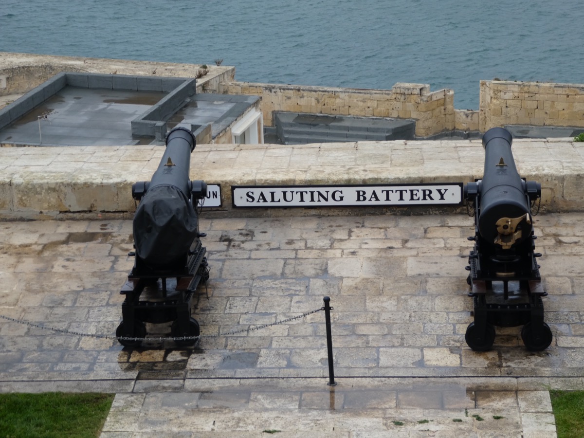 Saluting Battery, Valletta, Malta