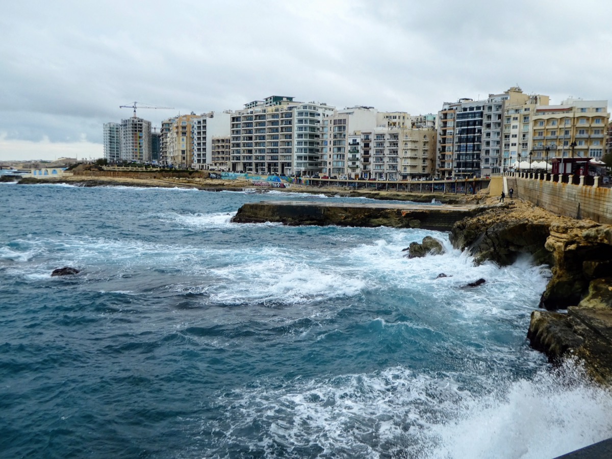 Sliema coastline 