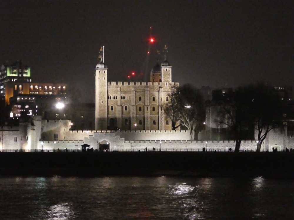Tower of London at night