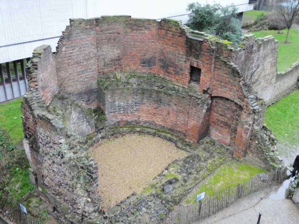 Roman London Wall, Barbican, London 