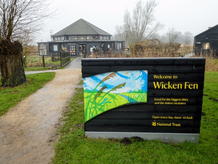 Wicken Fen entrance, National Trust, Cambridgeshire