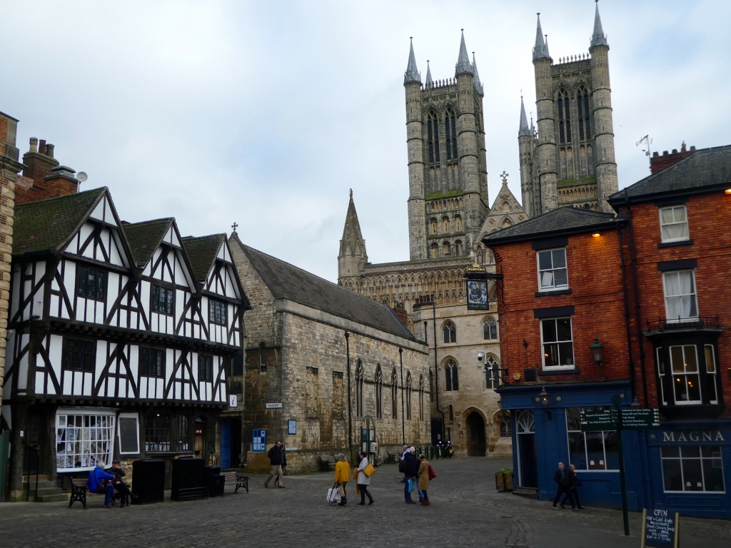 Lincoln Cathedral from castle square