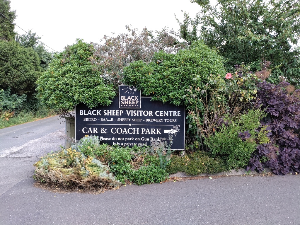 Black Sheep Visitor Centre Sign