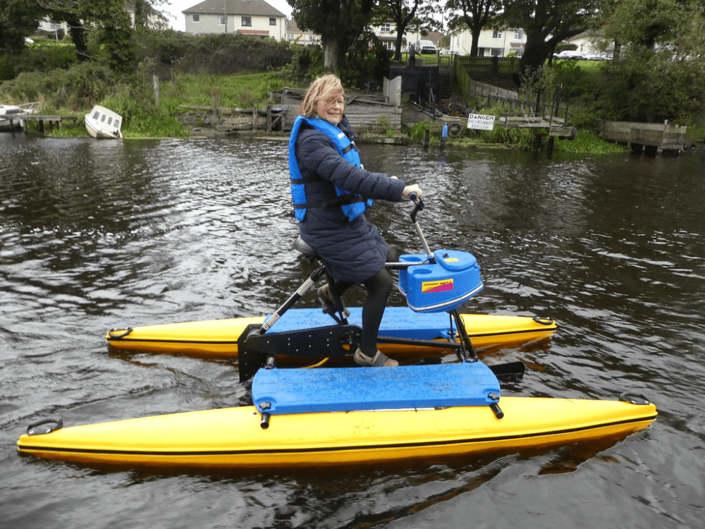 Hydro-biking in the Fermanagh Lakelands, Northern Ireland