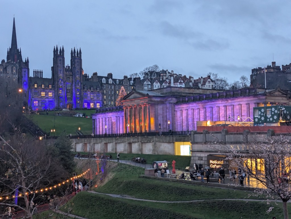 Edinburgh Christmas Market and Castle