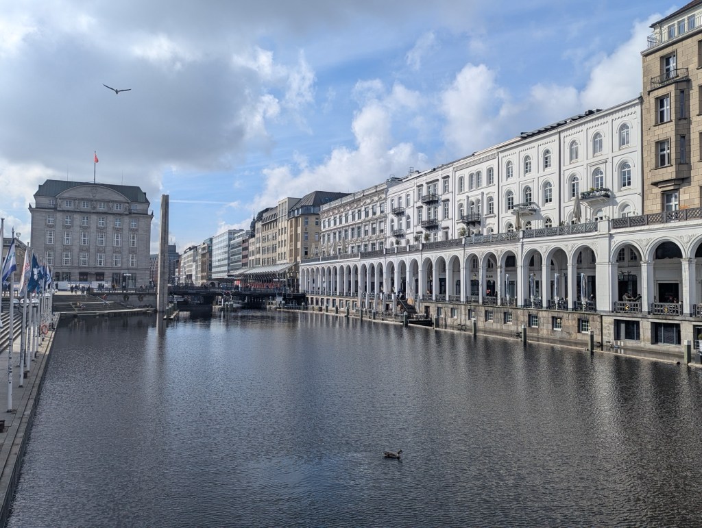 Colonnades by the Alster, Hamburg